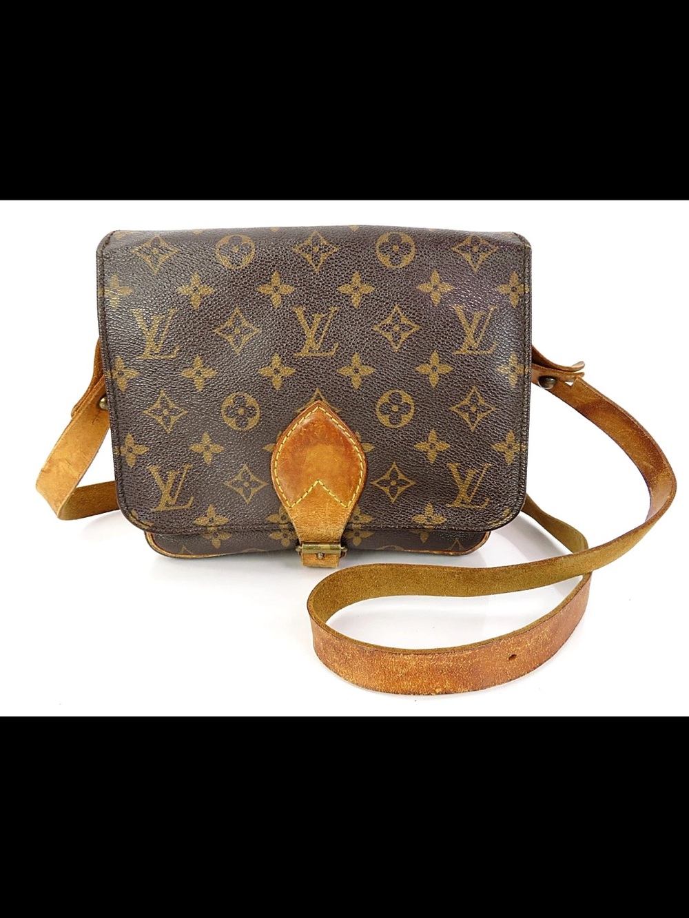 Louis Vuitton Monogram Canvas Messenger Bag in Brown